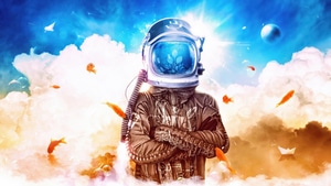 Artist, Artwork, Astronaut, Ai, Digital Art, Art, 4K wallpaper