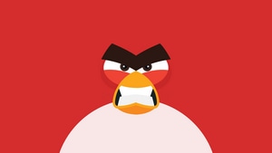 Angry Birds, Movies, Red, Artwork, Art, Digital Art, Minimalism, Cartoon, 4K wallpaper