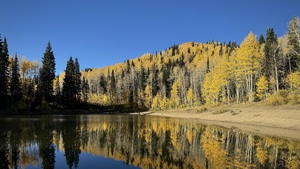 Nature, Mountains, Tree, Trees, Lake, River, Sky, 4K wallpaper