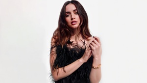 Ana de Armas, Beautiful actress, White background, 4K wallpaper