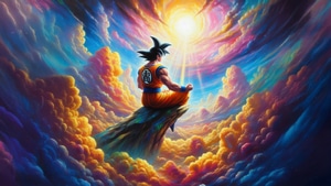 Goku, Dragon Ball, Anime, Artwork, Digital Art, Ai, Artist, Deviantart, 4K wallpaper