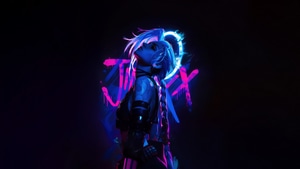 Jinx League Of Legends, League Of Legends, Games, Artwork, Art, Dark, Black, Digital Art, Ai, Video Games, 4K wallpaper