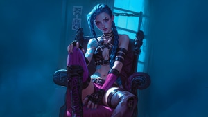 Jinx League Of Legends, Ai, League Of Legends, Games, Artist, Artwork, Digital Art, Video Games, , 4K wallpaper