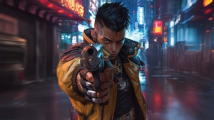 Artist, Artwork, Art, Digital Art, Ai, Cyberpunk, 4K wallpaper