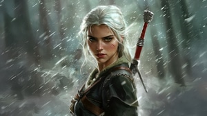 Witcher, Ciri, Games, Artist, Artwork, Digital Art, Ai, Video Games, Deviantart, 4K wallpaper