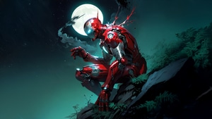Iron Man, Superheroes, Artwork, Digital Art, Ai, Deviantart, 4K wallpaper