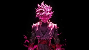 Goku, Anime, Artist, Artwork, Digital Art, Ai, Dark, 4K wallpaper