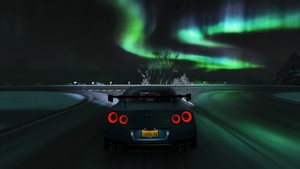 Forza Horizon 4, Nissan Gtr, Nissan, Northern Lights, Aurora, Games, Video Games, Cars, 4K wallpaper