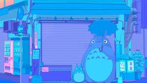 My Neighbor Totoro, Aesthetic, Japanese, 4K wallpaper