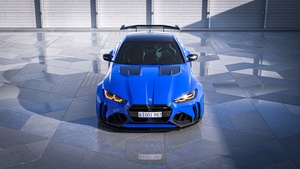 Blue, BMW M4 Competition, 4K wallpaper
