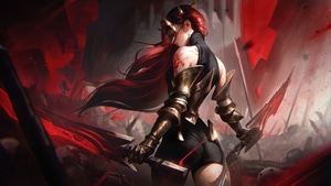 Katarina League Of Legends, League Of Legends, Games, Artist, Artwork, Digital Art, Ai, Video Games, Artstation, 4K wallpaper