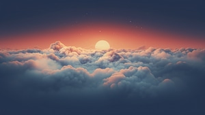 Sun, Clouds, Ai, Artist, Artwork, Digital Art, 4K wallpaper