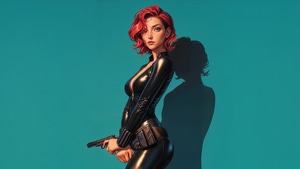 Black Widow, Superheroes, Character, Artwork, Art, Digital Art, 4K wallpaper