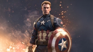 Captain America, Superheroes, Artwork, Digital Art, Ai, 4K wallpaper
