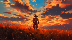 Goku, Anime, Artist, Artwork, Digital Art, Deviantart, 4K wallpaper
