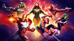 Marvel Strike Force, Games, Iron Man, Spiderman, Gamora, Deadpool, Video Games, Superheroes, 4K wallpaper