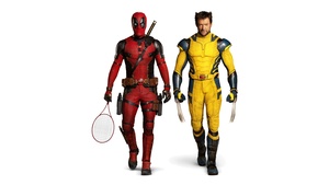 Deadpool and Wolverine, White background, 2024 Movies, 4K wallpaper