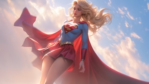 Supergirl, Superheroes, Artwork, Digital Art, Ai, Deviantart, , 4K wallpaper