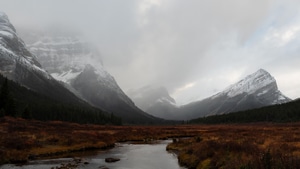 Canada, Nature, Mountains, Snow, Water, 4K wallpaper
