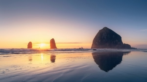 Nature, Cannon, Beach, Photoshoot, Sea, Sunset, 4K wallpaper