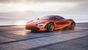 McLaren 720S, Orange cars, Sports car, 4K wallpaper