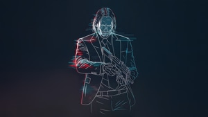 John Wick, Movies, Artwork, Art, Digital Art, Keanu Reeves, 4K wallpaper