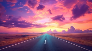 Road, Artist, Artwork, Digital Art, 4K wallpaper