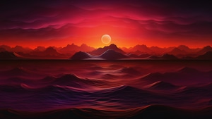 Sunrise, Ai, Artist, Artwork, Digital Art, 4K wallpaper