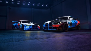 BMW M4 GT3 EVO, BMW M4 GT4 EVO, 2024, BMW M Motorsport, 4K wallpaper