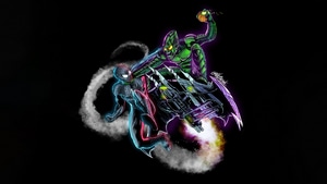 Goblin, Spiderman, Superheroes, Artwork, Art, Digital Art, Oled, Black, Dark, 4K wallpaper