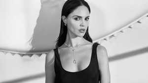 Eiza Gonzalez, Music, Celebrities, Actress, Monochrome, Black And White, 4K wallpaper