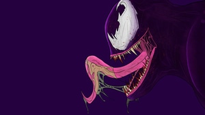 Venom, Superheroes, Artwork, Art, Digital Art, Minimalism, 4K wallpaper