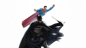 Batman, Superman, Superheroes, Artwork, Digital Art, 4K wallpaper