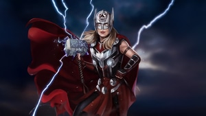 Thor, Superheroes, Artist, Artwork, Digital Art, Artstation, Jane Foster, , 4K wallpaper