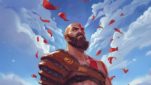 Kratos, God Of War, Artwork, Ai, Digital Art, Games, Video Games, Deviantart, , 4K wallpaper