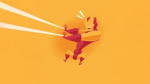 Iron Man, Superheroes, Artwork, Digital Art, Minimalism, , Deviantart, 4K wallpaper