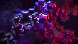 Stock, 3D background, Cubes, 4K wallpaper