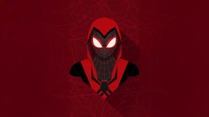 Spiderman, Miles Morales, Superheroes, Artwork, Digital Art, Minimalism, Deviantart, 4K wallpaper