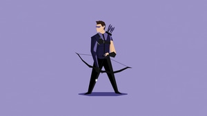 Hawkeye, Superheroes, Artwork, Digital Art, Minimalism, , Deviantart, 4K wallpaper