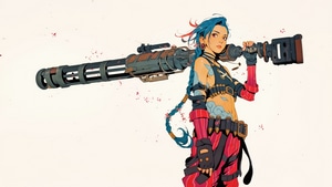 Jinx League Of Legends, League Of Legends, Games, 2024 Games, Artwork, Art, Digital Art, Video Games, 4K wallpaper