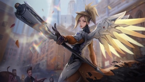 Mercy Overwatch, Overwatch, Games, Artist, Artwork, Digital Art, Video Games, Deviantart, 4K wallpaper