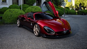 Alfa Romeo 33 Stradale, Sports car, 2024, 4K wallpaper
