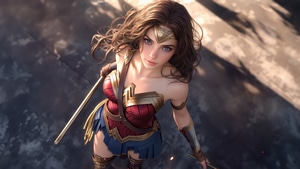 Wonder Woman, Superheroes, Artwork, Digital Art, Ai, 4K wallpaper
