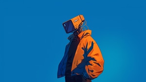 Monitor, Artist, Artwork, Digital Art, 4K wallpaper