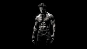 Wolverine, Superheroes, Artwork, Digital Art, Ai, Monochrome, Black And White, 4K wallpaper