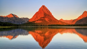 Mountains, Reflection, Nature, 4K wallpaper