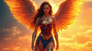 Wonder Woman, Superheroes, Artwork, Digital Art, Ai, 4K wallpaper