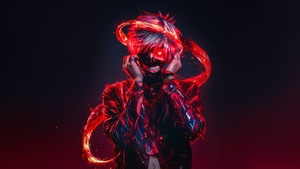 Tokyo Ghoul, Ken Kaneki, Anime, Artist, Artwork, Digital Art, Ai, 4K wallpaper