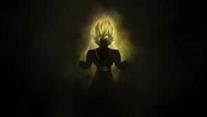 Goku, Dragon Ball, Anime, Dark, Black, Artist, Artwork, Digital Art, Artstation, 4K wallpaper