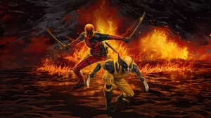 Deadpool And Wolverine, Deadpool 3, Wolverine, Deadpool, Superheroes, Artwork, Digital Art, 4K wallpaper